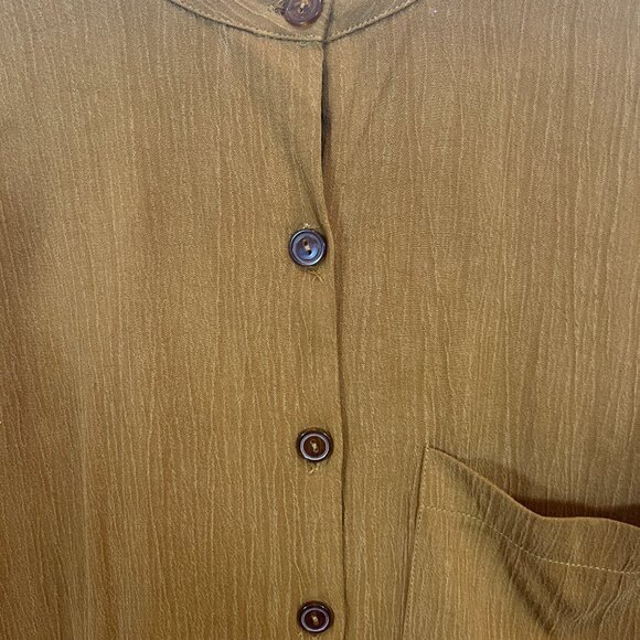 Zara Simple Brown Shirt Dress S/M - Picture 2 of 6
